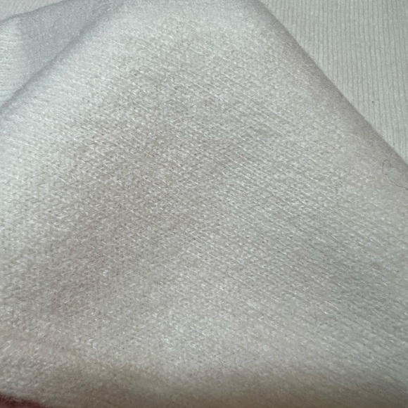 Merino wool men’s sweater 1/4 zip cream color Size Medium men’s fit unisex - Picture 8 of 8